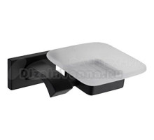 Мыльница Gappo G0702-6 настенная, стеклянная, черная