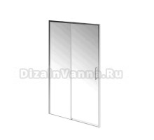 Душевая дверь в нишу KERAMA MARAZZI Lindo LN.120.SD.CR профиль глянцевый хром, стекло прозрачное