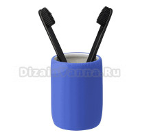 Стакан для зубных щеток Bergenson Bjorn Flow BB0000874 синий, керамический