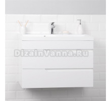 Тумба с раковиной Itana Alexa 80 подвесная, cc 3005 белый глянец 05