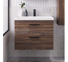 Тумба с раковиной IKA Alta 70 подвесная, дуб бурбон