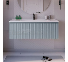 Тумба с раковиной Itana Kate 120 2Я подвесная, green wood ts 843-sft