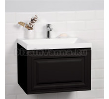 Тумба с раковиной Itana Verona 2.0 60 подвесная, 656 черный софт