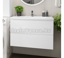 Тумба с раковиной Itana Kate 90 подвесная, р-811up бланж