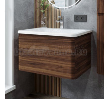 Тумба с раковиной Itana Roberto 70 подвесная, орех пекан шоколад стронг