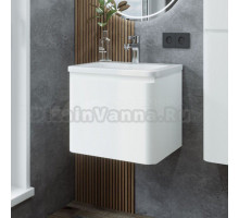 Тумба с раковиной Itana Roberto 50 подвесная, cc 3005 белый глянец 05