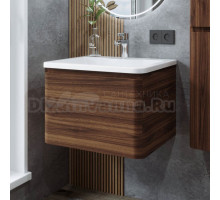 Тумба с раковиной Itana Roberto 60 подвесная, орех пекан шоколад стронг