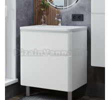 Тумба с раковиной Itana Roberto 70 напольный, cc 3005 белый глянец 05