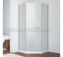 Душевой уголок Vegas Glass Afa-Pen Novo 90 07 01 R профиль матовый хром, стекло сатин