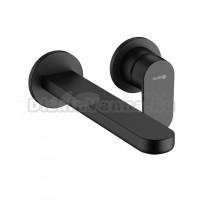 Смеситель для раковины Kludi Kludi-Louva 242453975 С ВНУТРЕННЕЙ ЧАСТЬЮ, черный матовый