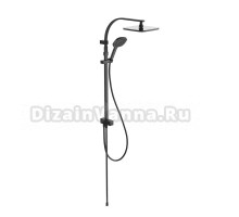 Душевая стойка KERAMA MARAZZI Fonte FO.102.KM.BLK.M матовая черная