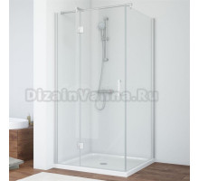 Душевой уголок Vegas Glass AFP-Fis Novo 110*90 07 01 L профиль матовый хром, стекло прозрачное