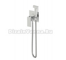 Гигиенический душ Wonzon & Woghand Cube WW-88829016-BN со смесителем, С ВНУТРЕННЕЙ ЧАСТЬЮ, брашированный никель