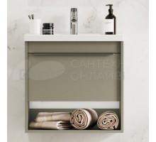 Тумба под раковину без столешницы AQUATON Хоуп 60 подвесная, 1 ящик, хаки