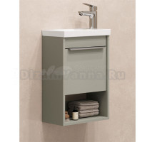 Тумба под раковину без столешницы AQUATON Хоуп 40 подвесная, 1 створка, хаки