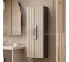 Шкаф-пенал для ванной AQUATON Ар-Деко 40 2 дверцы, кашемир