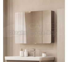 Зеркало-шкаф AQUATON Ар-Деко 85 кашемир