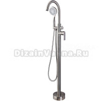 Напольный смеситель для ванны с душем Gappo G99-20 G3099 сатин