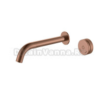 Смеситель для раковины Boheme Tech 158/2-CB С ВНУТРЕННЕЙ ЧАСТЬЮ, copper brushed
