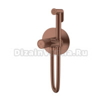 Гигиенический душ Boheme Tech 157-BRB со смесителем, С ВНУТРЕННЕЙ ЧАСТЬЮ, brushed bronze