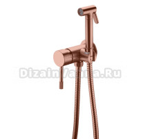 Гигиенический душ Boheme Uno 467-BRB С ВНУТРЕННЕЙ ЧАСТЬЮ, со смесителем, brushed bronze
