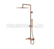 Душевая стойка Boheme Qubic 478-CB copper brushed