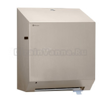 Автоматический диспенсер бумажных полотенец в рулонах "MERIDA ONE" ABS-пластик, черный