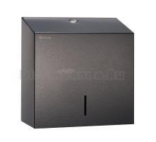 Диспенсер для отдельных бумажных полотенец металлический "MERIDA STELLA R" MAXI (BLACK)