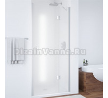 Душевая дверь в нишу Vegas Glass AFP Novo 120 07 10 R профиль матовый хром, стекло сатин