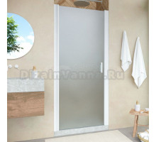 Душевая дверь в нишу Vegas Glass EP Novo 60 01 10 профиль белый, стекло сатин