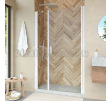 Душевая дверь в нишу Vegas Glass EP-F-2 Novo 180 01 01 R профиль белый, стекло прозрачное