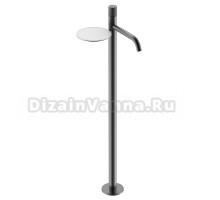 Напольный смеситель для раковины Boheme Stick 120-GM.4 gun metal spirale