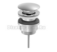 Донный клапан для раковины Wonzon & Woghand WW-88SS07-BN без перелива, брашированный никель