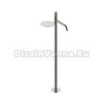 Напольный смеситель для раковины Boheme Stick 120-NB nikel brush diamond