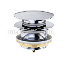 Донный клапан для раковины Wonzon & Woghand WW-SS105-CR без перелива, хром