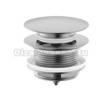 Донный клапан для раковины Wonzon & Woghand WW-SS105-BN без перелива, брашированный никель