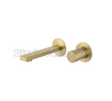 Смеситель для раковины Wonzon & Woghand WW-105-BG С ВНУТРЕННЕЙ ЧАСТЬЮ, брашированное золото