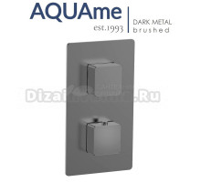 Смеситель для ванны и душа AQUAme Savona с термостатом AQM8809GM