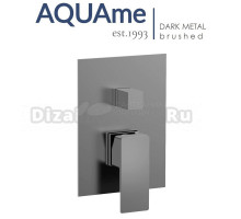 Смеситель для ванны и душа AQUAme Savona темный металл AQM8808GM