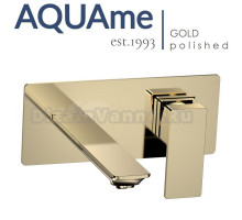 Смеситель для раковины AQUAme Savona полированное золото AQM6815GG