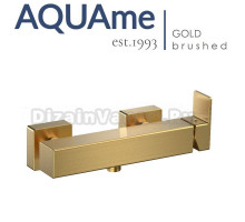 Смеситель для душа AQUAme Savona шлифованное золото AQM6813BG