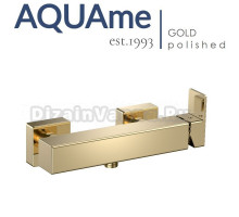 Смеситель для душа AQUAme Savona полированное золото AQM6813GG