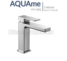 Смеситель для раковины AQUAme Savona 125 полированный хром AQM6810CR
