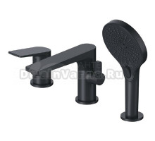 Смеситель на борт ванны FAOP A08-6 A1108-6 черный