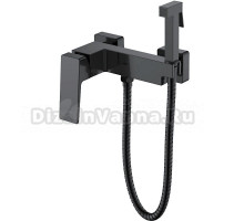 Гигиенический душ FAOP A09-6 A2009-6 со смесителем, черный