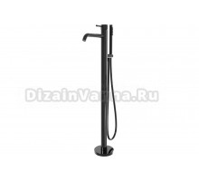 Напольный смеситель для ванны с душем Milleau Tissage ML0500BK.BD-GB С ВНУТРЕННЕЙ ЧАСТЬЮ, черный глянец