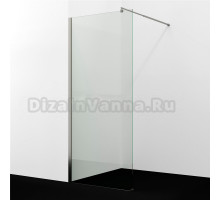 Душевая перегородка Wasserkraft Rur 30W 100 см, профиль никель, стекло прозрачное