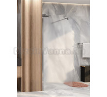 Душевая перегородка Wasserkraft Rur 30W 120 см, профиль никель, стекло матовое