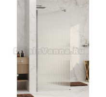 Душевая перегородка Wasserkraft Rur 30W 120 см, профиль хром, стекло рифленое
