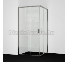 Душевой уголок Wasserkraft Tauber 64S19 100х100 см, профиль никель, стекло прозрачное